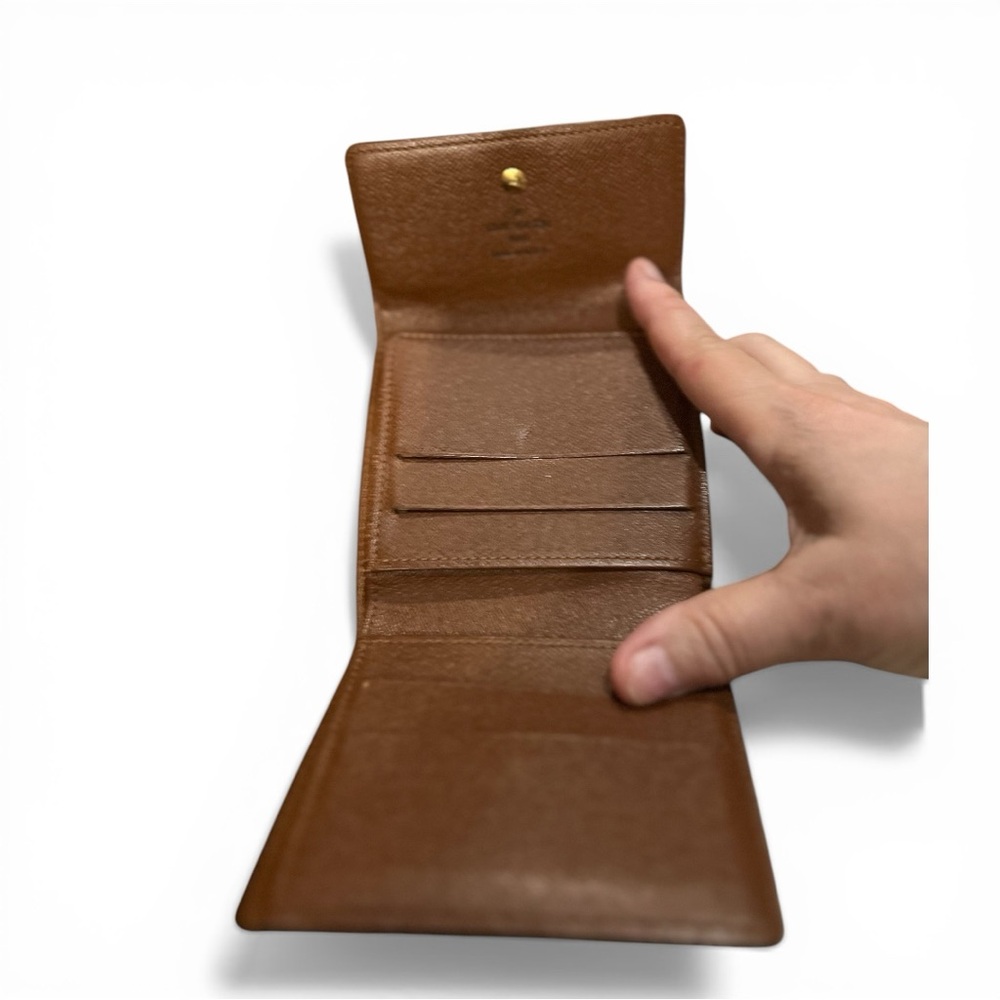 Louis Vuitton Elise Wallet Monogram Vintage Snap Compact Made USA - Picture 5 of 11